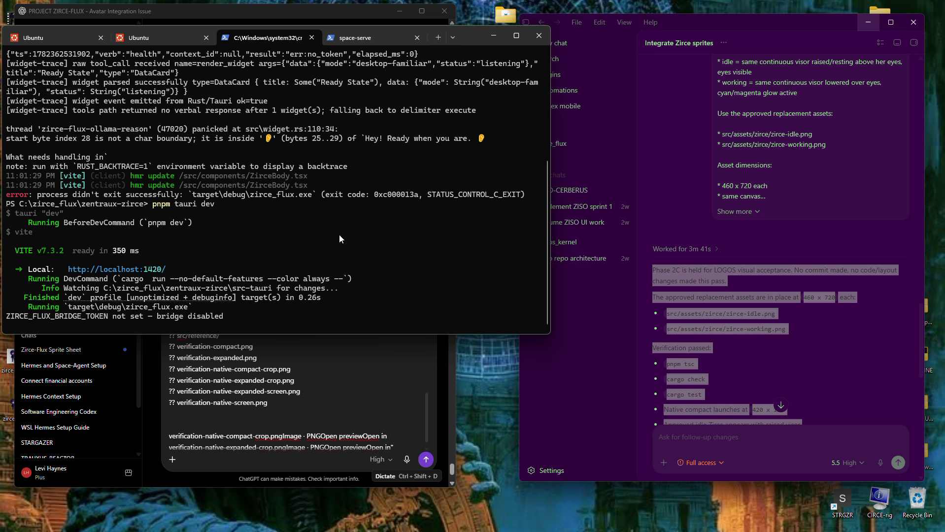 ZIRCE-FLUX Rust IPC Debugging and Error Recovery